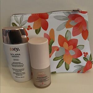 Solaria Mineral SPF 50 Suncare Set - White and Cream